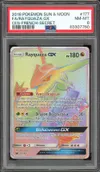 PSA 8 Rayquaza Gx Rainbow thumbnail 1