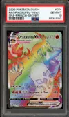 PSA 10 Dracaufeu VMax Rainbow thumbnail 1