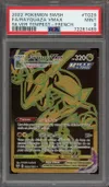 PSA 9 Rayquaza VMax Gold thumbnail 1