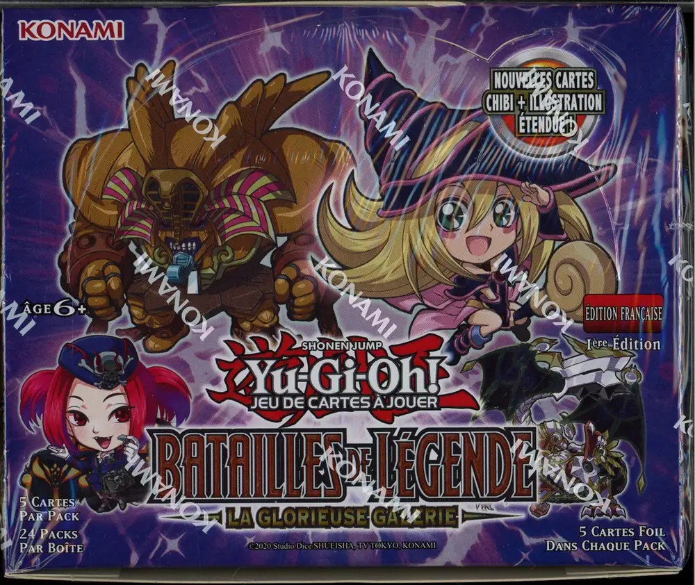 Display Yu-Gi-Oh! Batailles de Légendes La Glorieuse Galerie