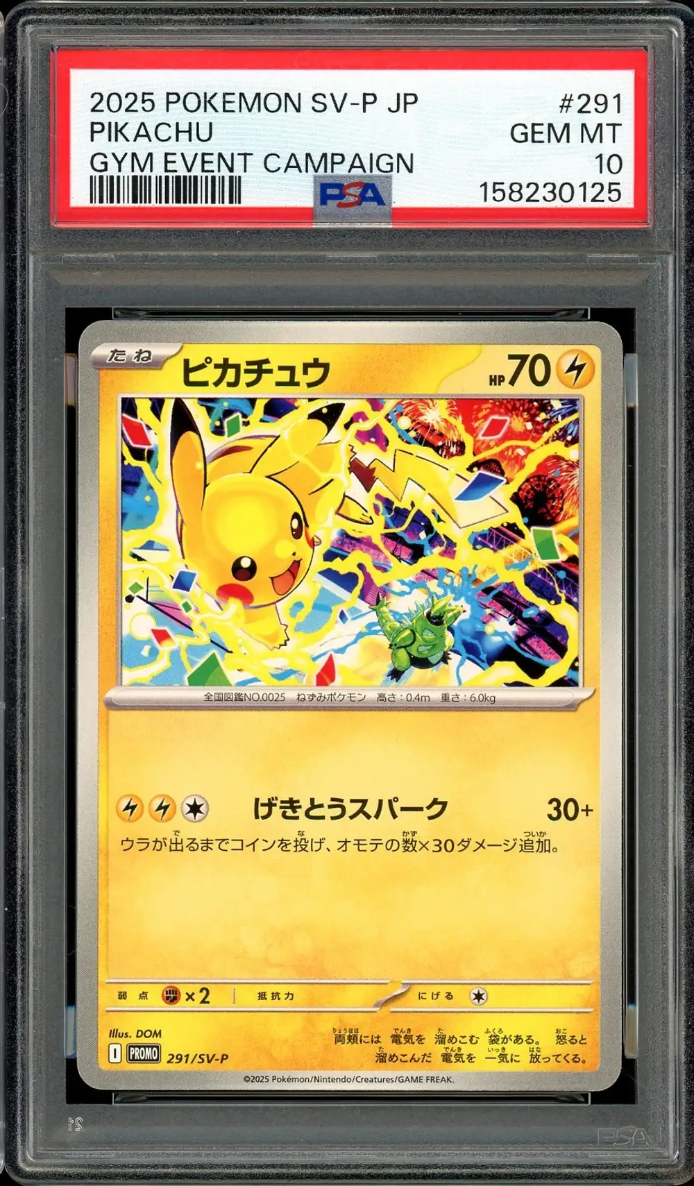 PSA 10 Pikachu