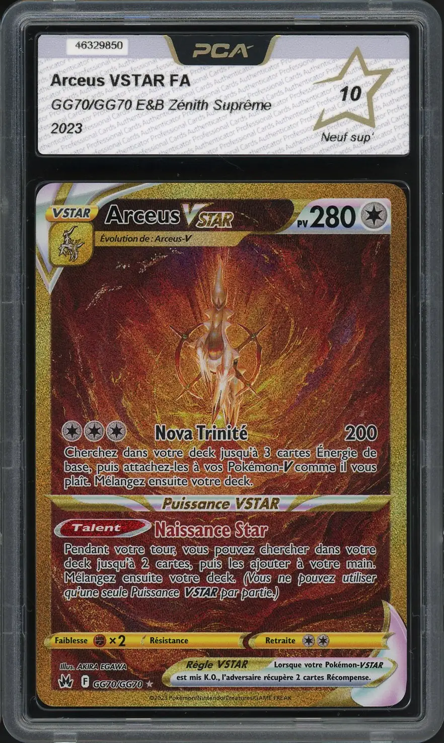PCA 10 Arceus VStar Gold