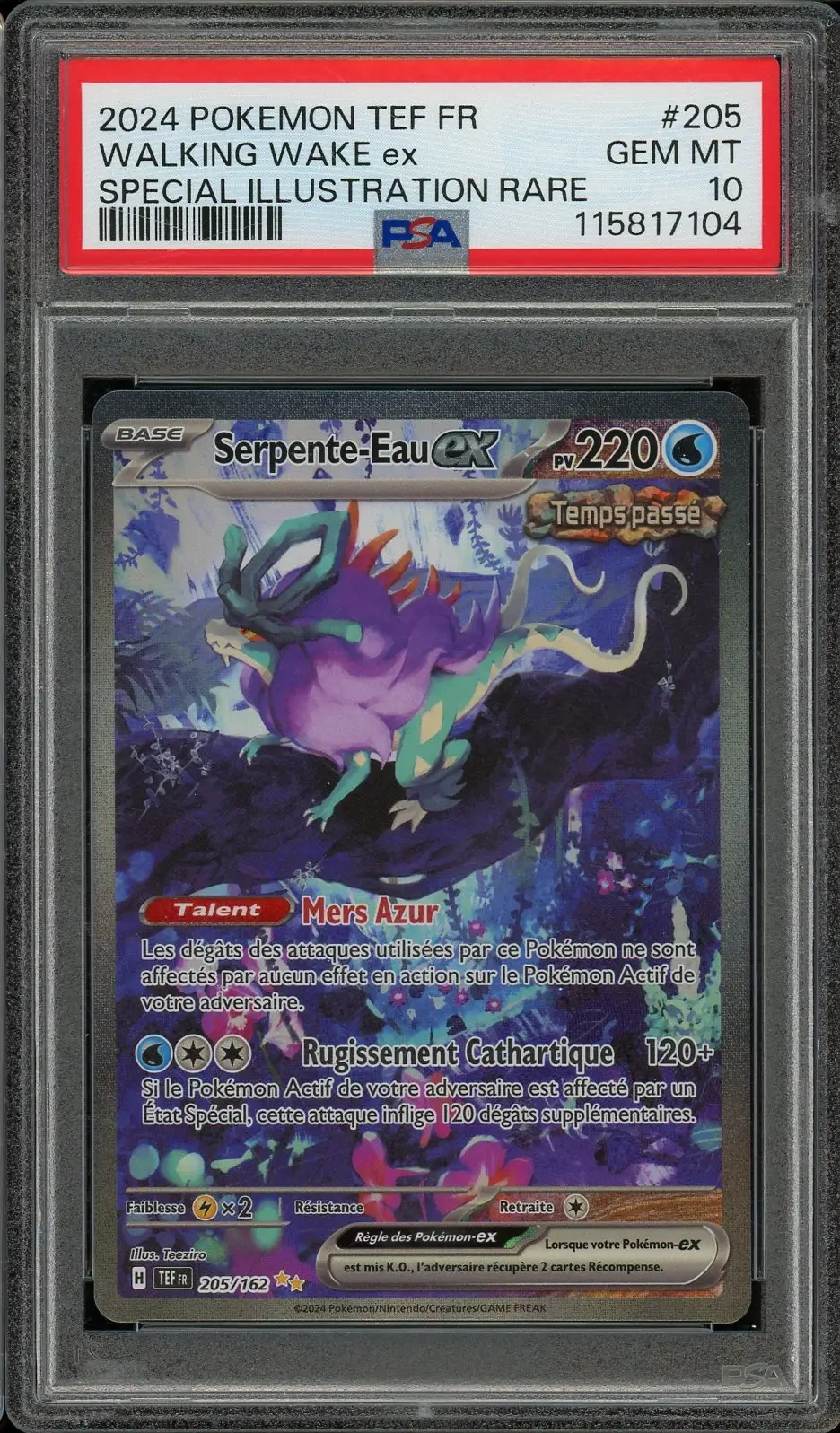 PSA 10 Serpente-Eau Ex