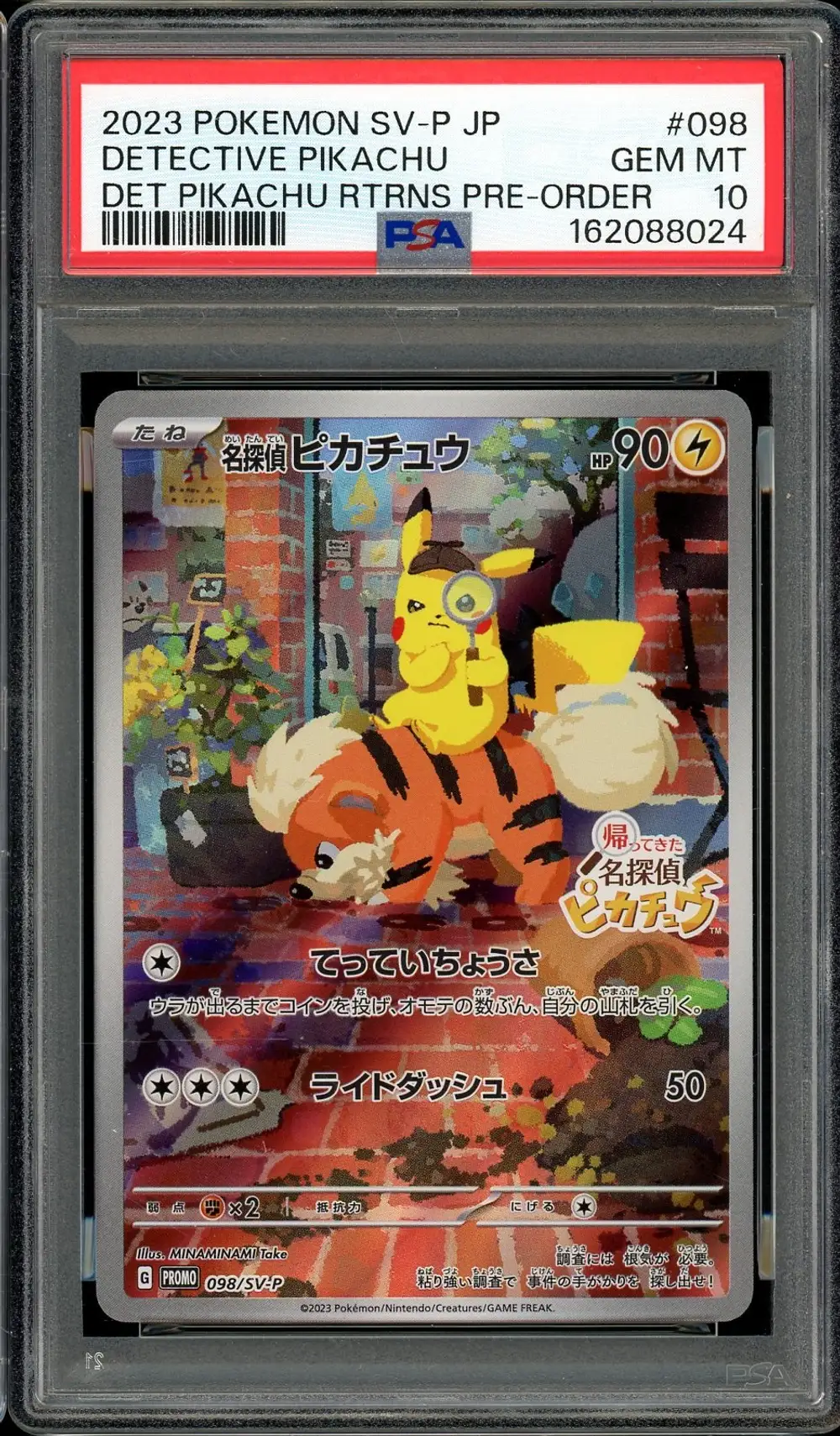 PSA 10 Detective Pikachu