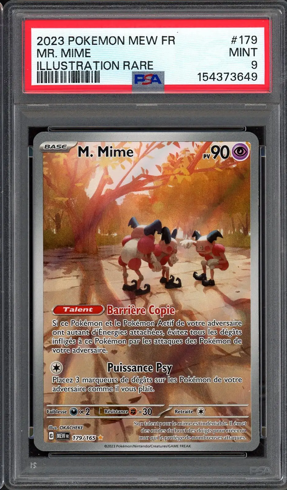 PSA 9 M. Mime