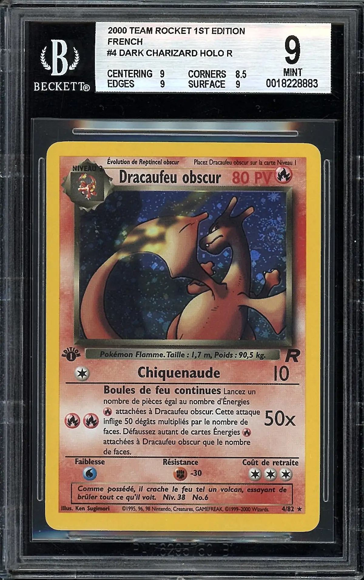 dracaufeu pokemon card price - Charizard VSTAR 019/159 - Crown Zenith Special Illustration Rare Retreat cost BGS 9 Dracaufeu Obscur Holo