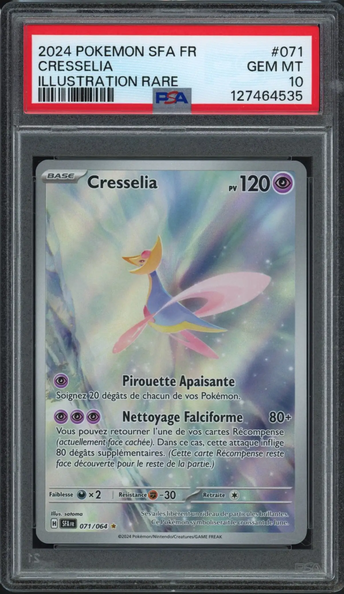 pokemon card cresselia Great Encounters LV.X #103 Pokmon Hit Points120 HP Stage Pokemon Card Cresselia AR 071/064