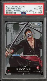 PSA 10 Roronoa Zoro