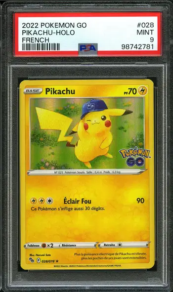 PSA 9 Pikachu Holo