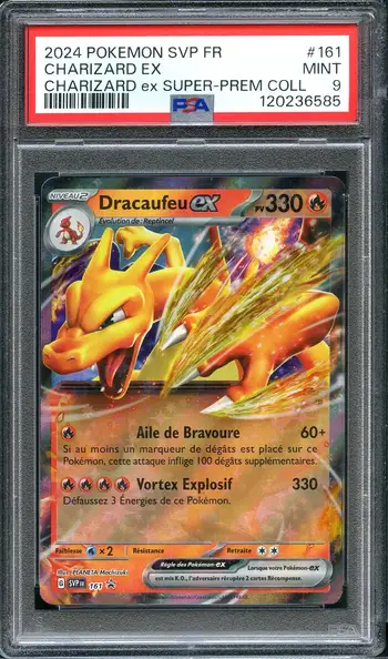 PSA 9 Dracaufeu Ex