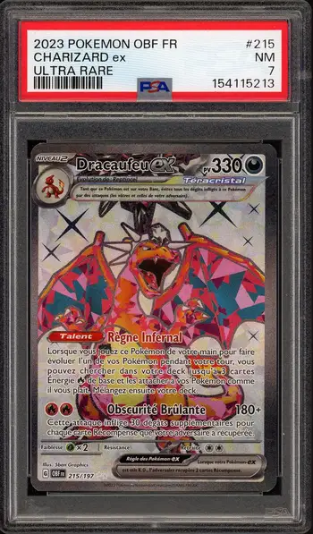 PSA 7 Dracaufeu Ex