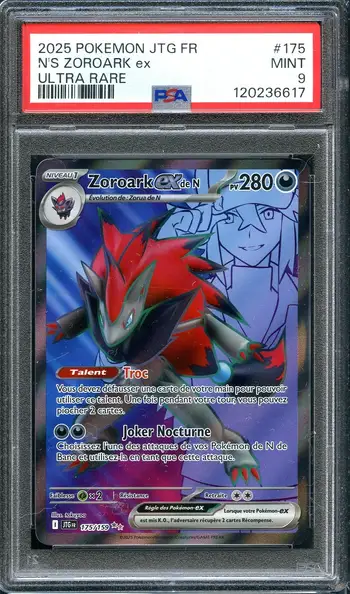 PSA 9 Zoroark Ex de N