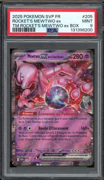 PSA 9 Mewtwo Ex