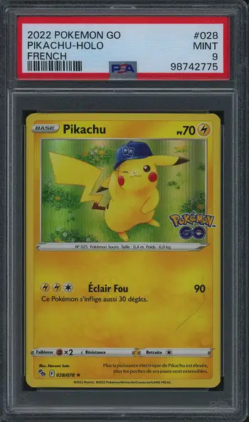 PSA 9 Pikachu Holo