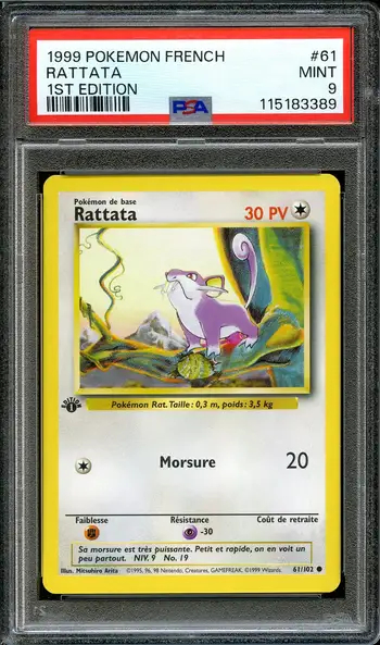 PSA 9 Rattata