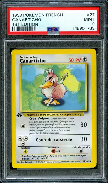 PSA 9 Canarticho