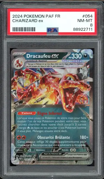 PSA 8 Dracaufeu Ex