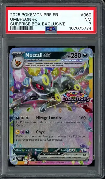 PSA 7 Noctali Ex Stamp