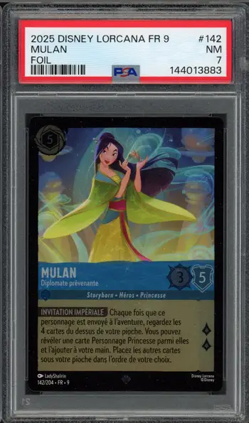 PSA 7 Mulan Super rare