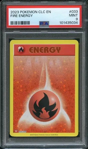 PSA 9 Fire Energy Holo