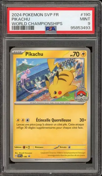 PSA 9 Pikachu