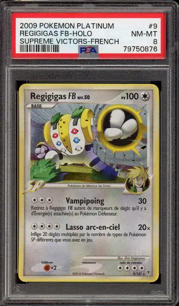 PSA 8 Regigigas FB Holo