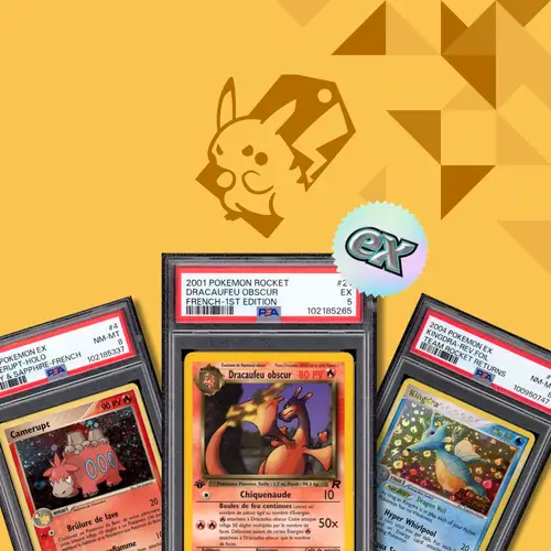 TEAM ROCKET ED1 & BLOC EX RUBIS SAPHIR REVERSE PSA