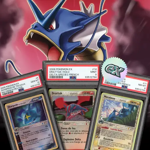 Cartes Reverse Bloc Ex Gradé PSA