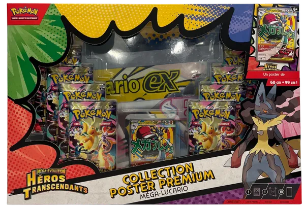 Coffret Collection Poster Premium ME2.5 Méga-Lucario