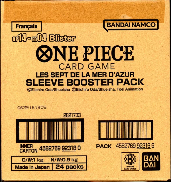 Case Boosters Blisters OP14-EB04 Les Sept de la Mer d'Azur