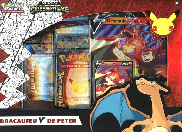 Coffret EB7.5 Célébrations Dracaufeu de Peter
