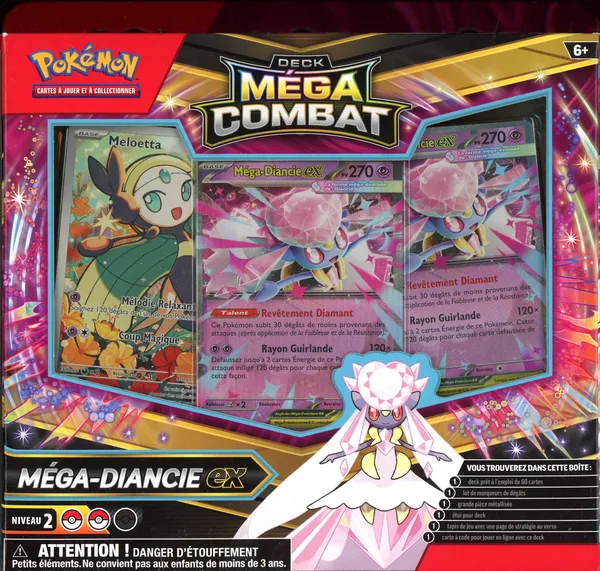Deck Méga Combat Méga-Diancie Ex