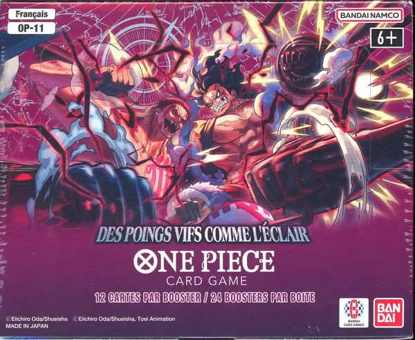 Display OP-11 Des Poings Vifs Comme L'Eclair