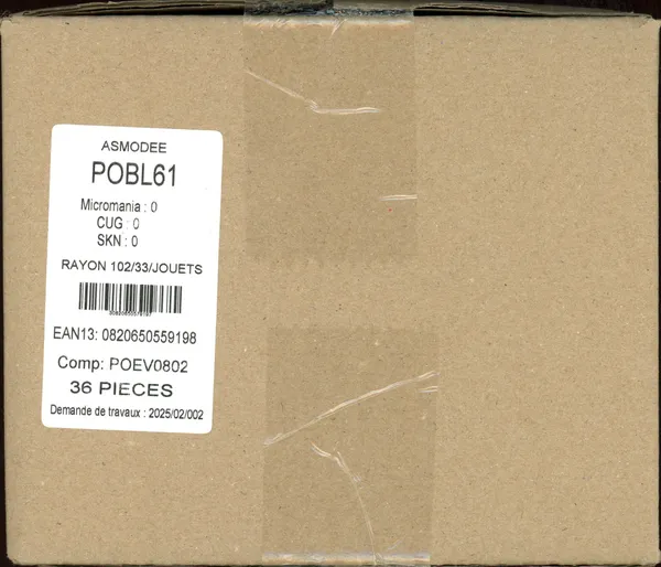 Case 36 Booster Blister EV8 Etincelles Déferlantes