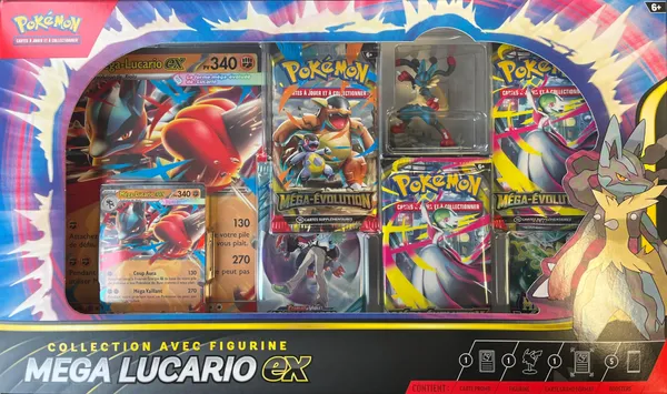 Coffret Collection avec Figurine Mega Lucario Ex