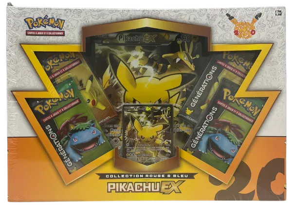 Coffret Collection XY Rouge et Bleu Pikachu Ex