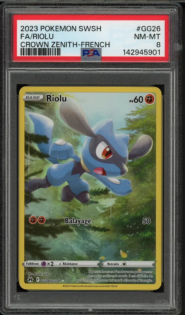 PSA 8 Riolu
