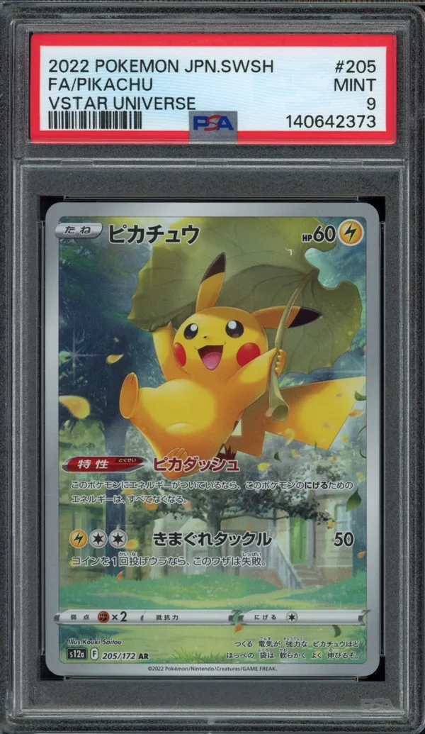 PSA 9 Pikachu