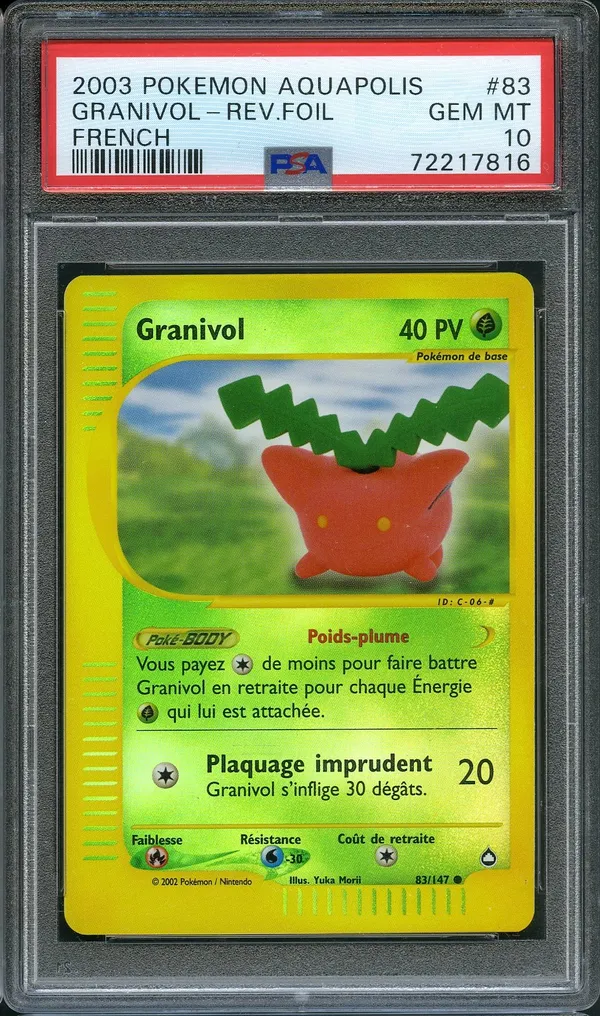 PSA 10 Granivol Reverse