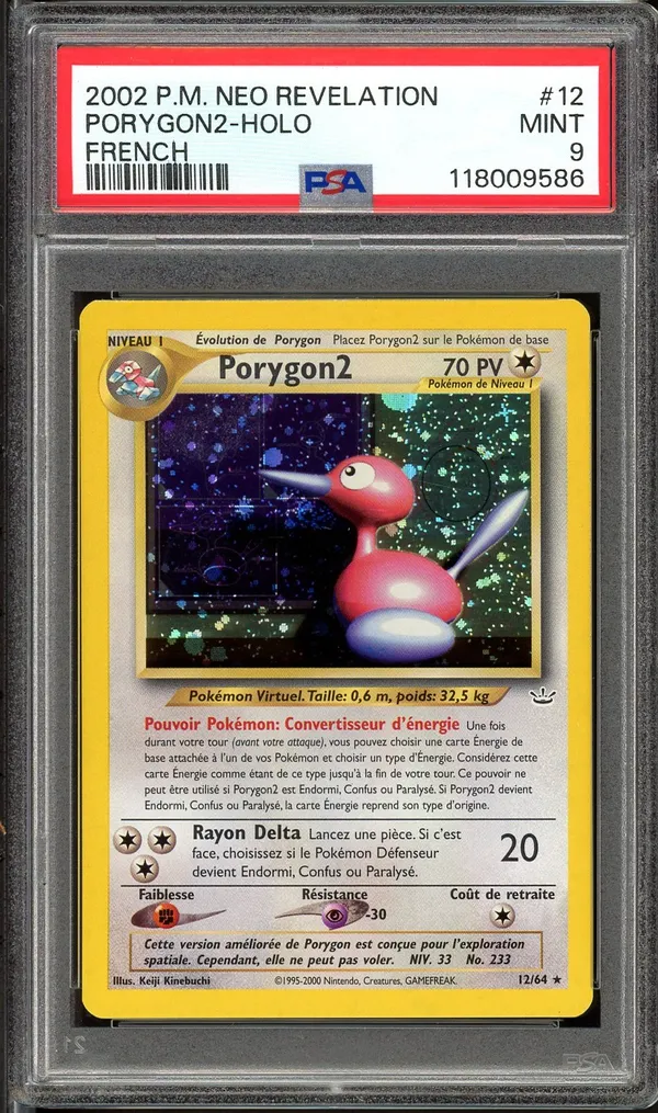 PSA 9 Porygon2 Holo