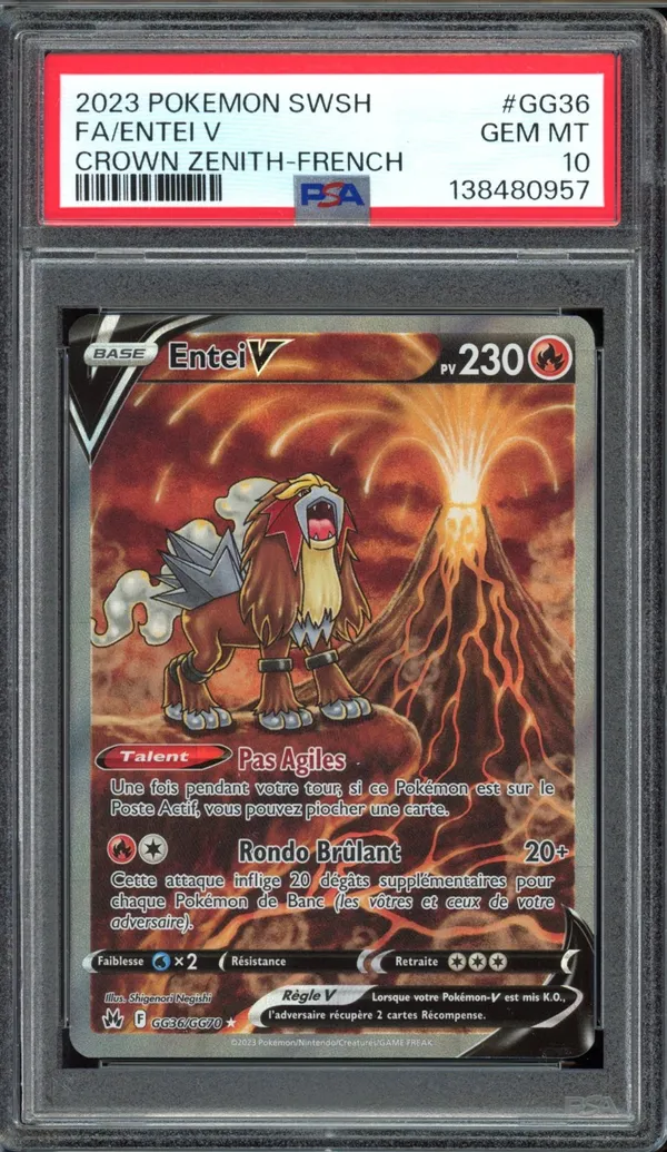 PSA 10 Entei V