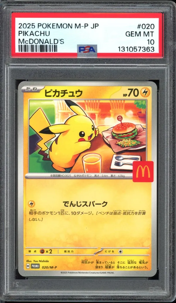 PSA 10 Pikachu