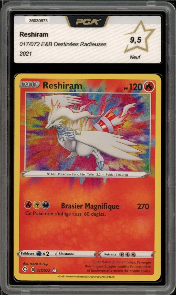 PCA 9.5 Reshiram Holo