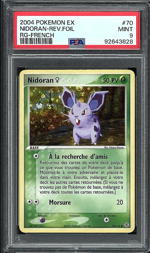 PSA 9 Nidoran Reverse