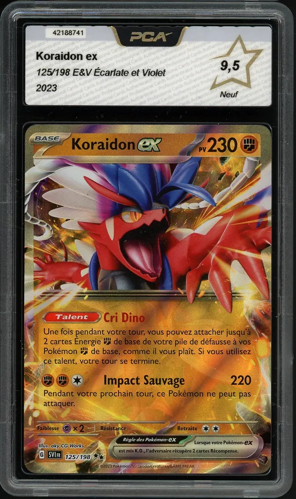 PCA 9.5 Koraidon Ex