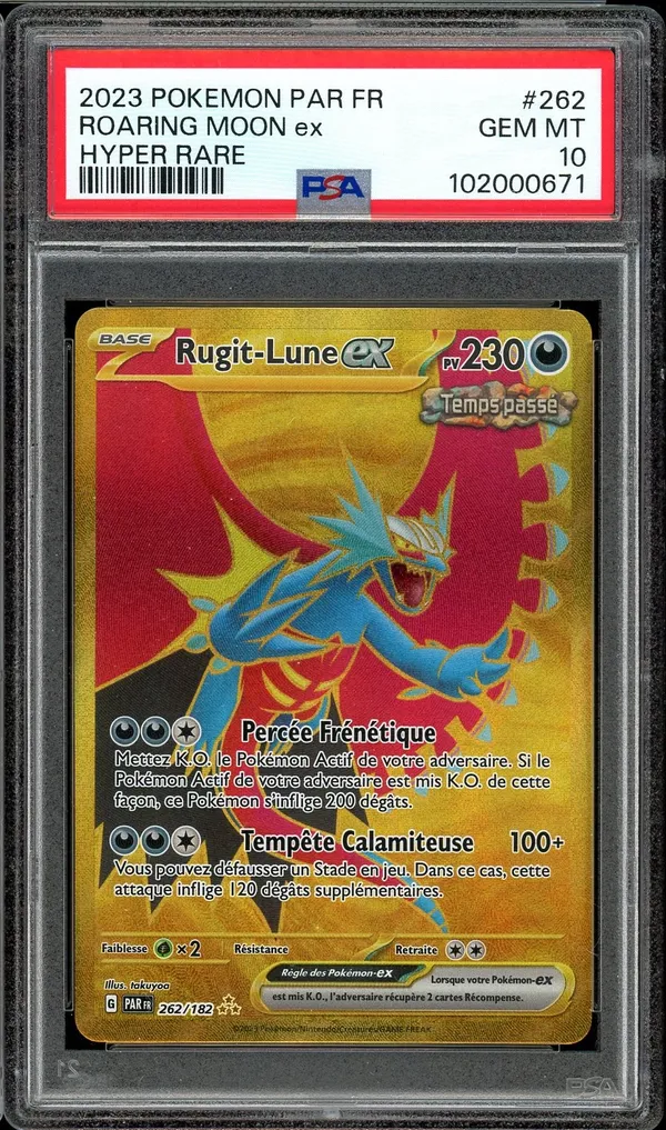 PSA 10 Rugit-Lune Ex Gold