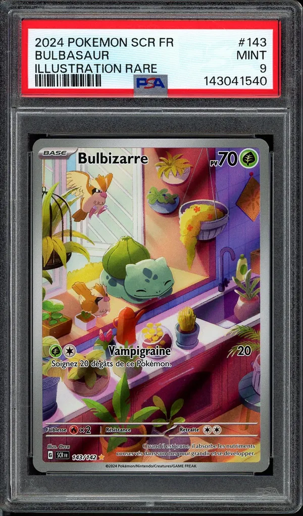 PSA 9 Bulbizarre