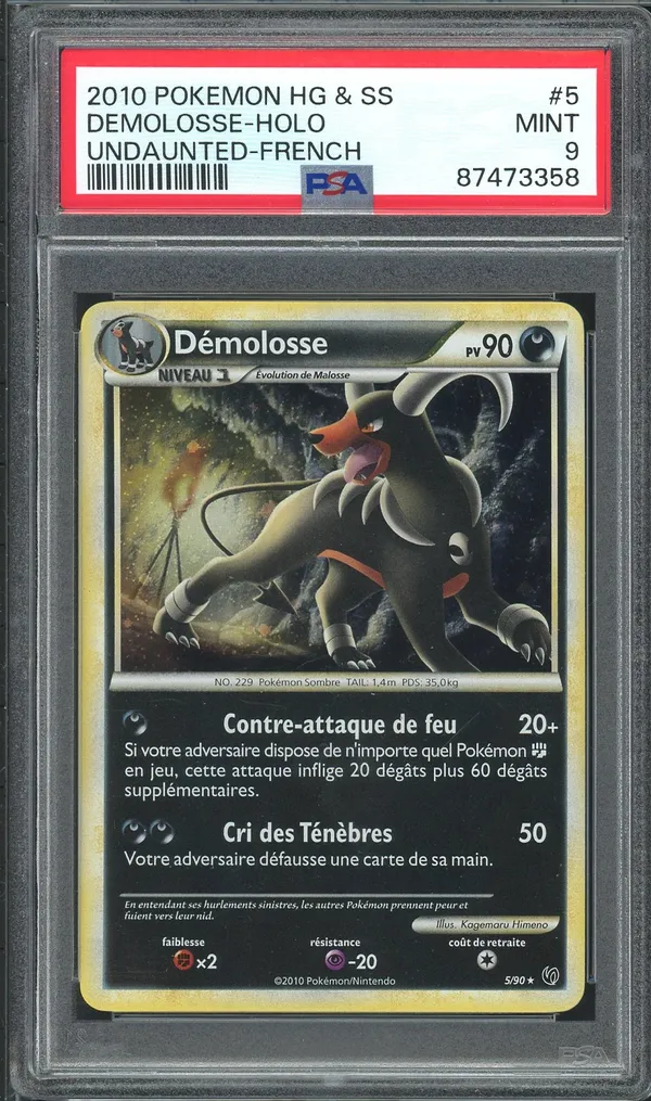 PSA 9 Démolosse Holo