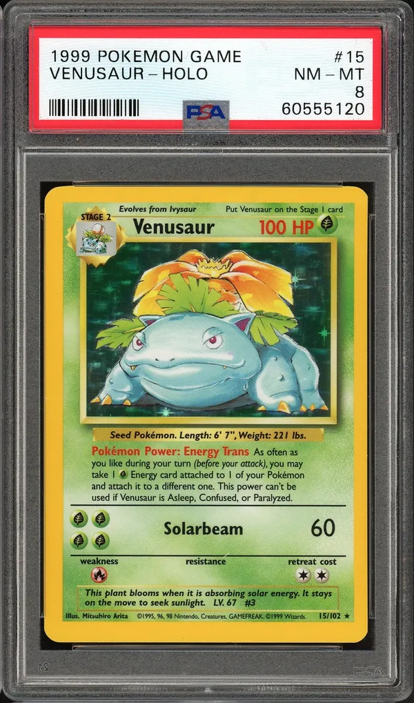 PSA 8 Venusaur Holo