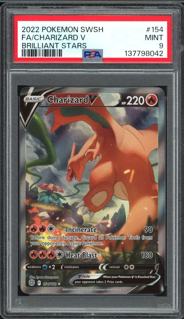 PSA 9 Charizard V